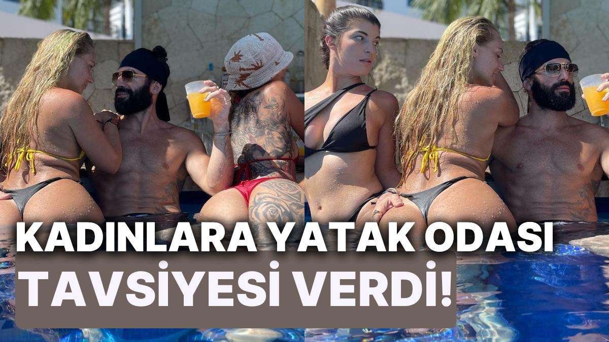 Survivor Turabi’nin Yarı Çıplak Bayanlarla Verdiği Poz Gündeme Oturdu!