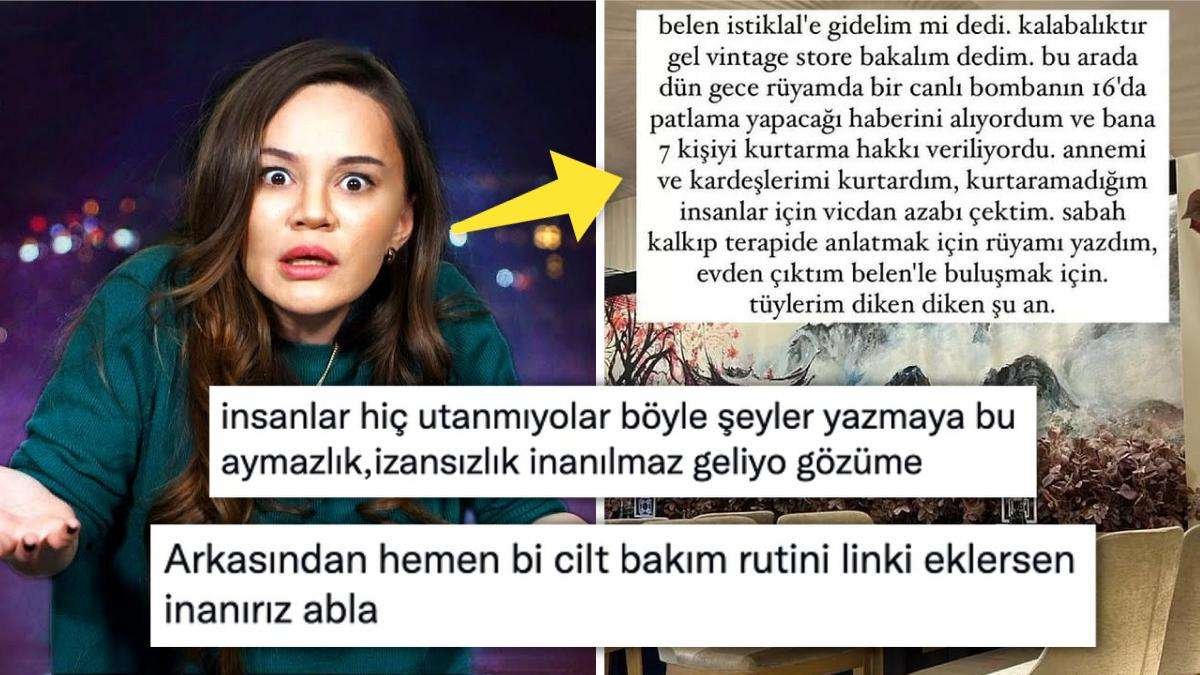 Taksim’deki Patlamanın Ardından Yaşanacakların Rüyasını Gördüğünü Söyleyen YouTube Fenomeni Tepki Çekti!