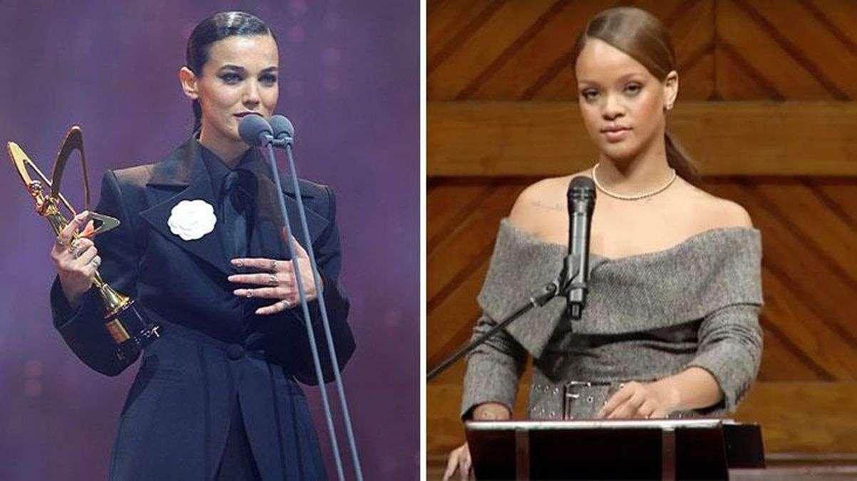 Pınar Deniz’in alay konusu olan konuşması Rihanna’dan alıntı mı? Sözleri neredeyse aynı