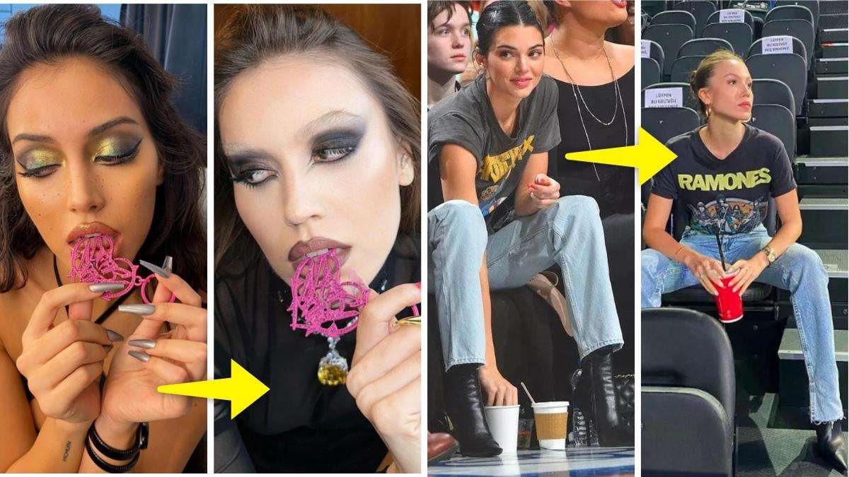 Yabancı Bir Modelin Pozunu Birebir Kopyalan Duygu Özaslan’ın Zaman Zaman Esinlendiği Bazı Ünlü İsimler