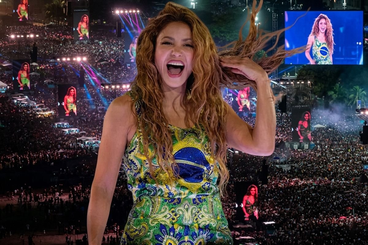 Brezilya’da Shakira fırtınası! 2 milyon hayranı tempo tutarak eski eşi Pique’ye küfür etti