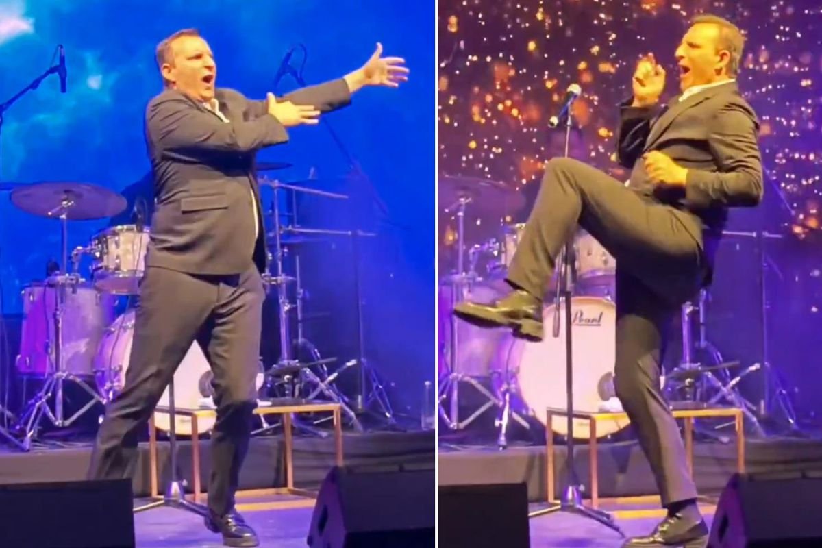 Dubai’de konser veren Rafet El Roman’ın dansı geceye damga vurdu