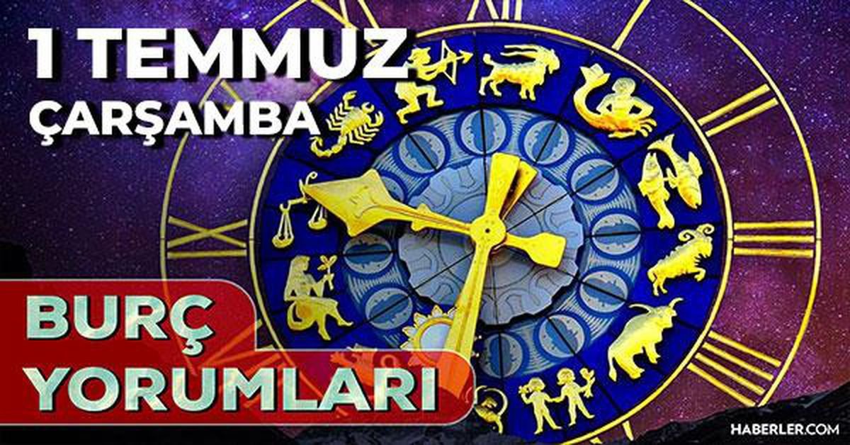 1 Temmuz 2026 burç yorumları! Oğlak, Kova, Yengeç burcu AŞK, EVLİLİK, SAĞLIK yorumları ne diyor?