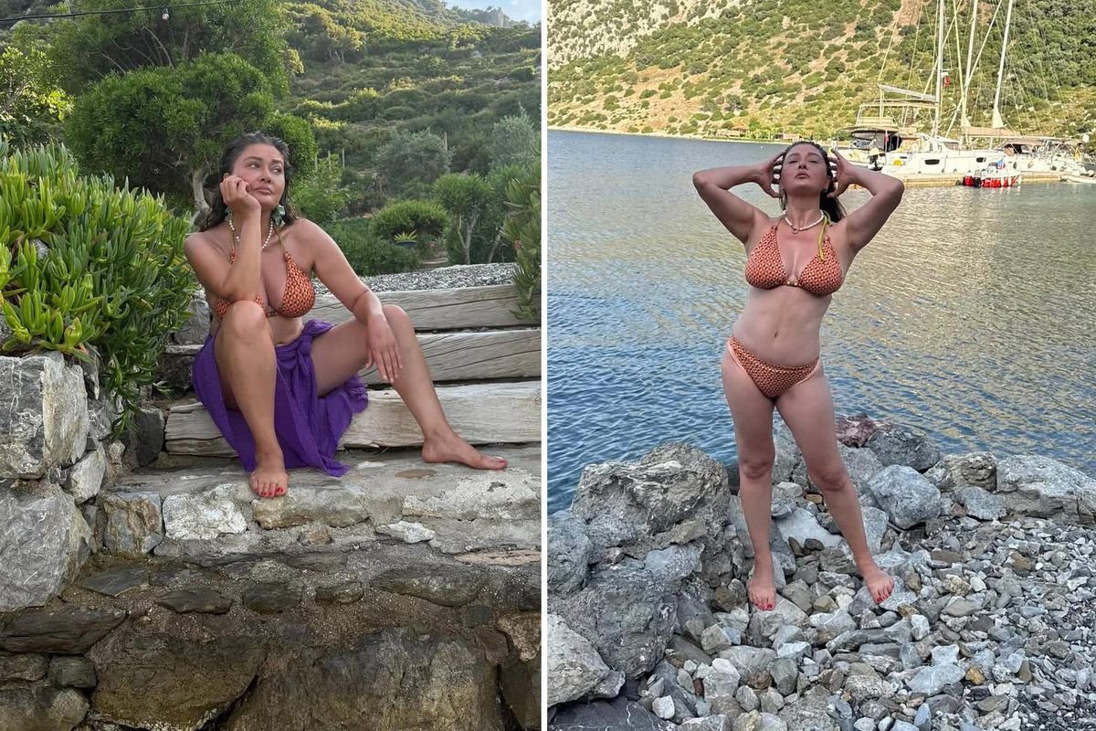 50 yaşındaki Nurgül Yeşilçay’dan cesur paylaşım: Tek bikiniyle…