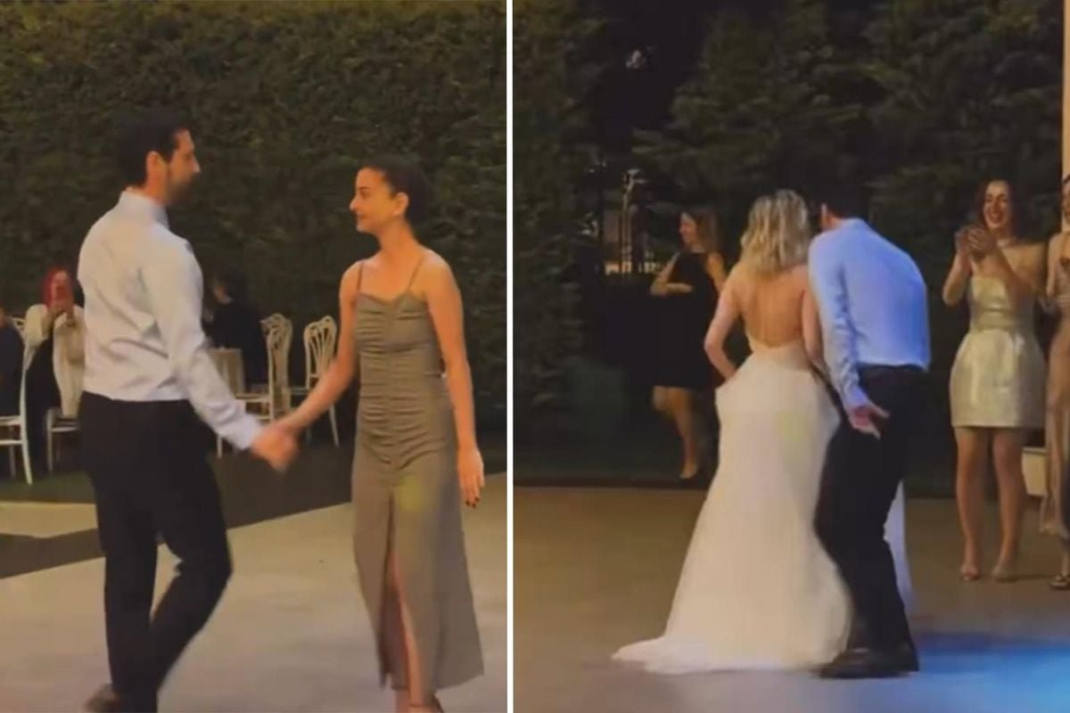 Ünlü oyuncu Aytek Şayan katıldığı düğüne dansıyla damga vurdu